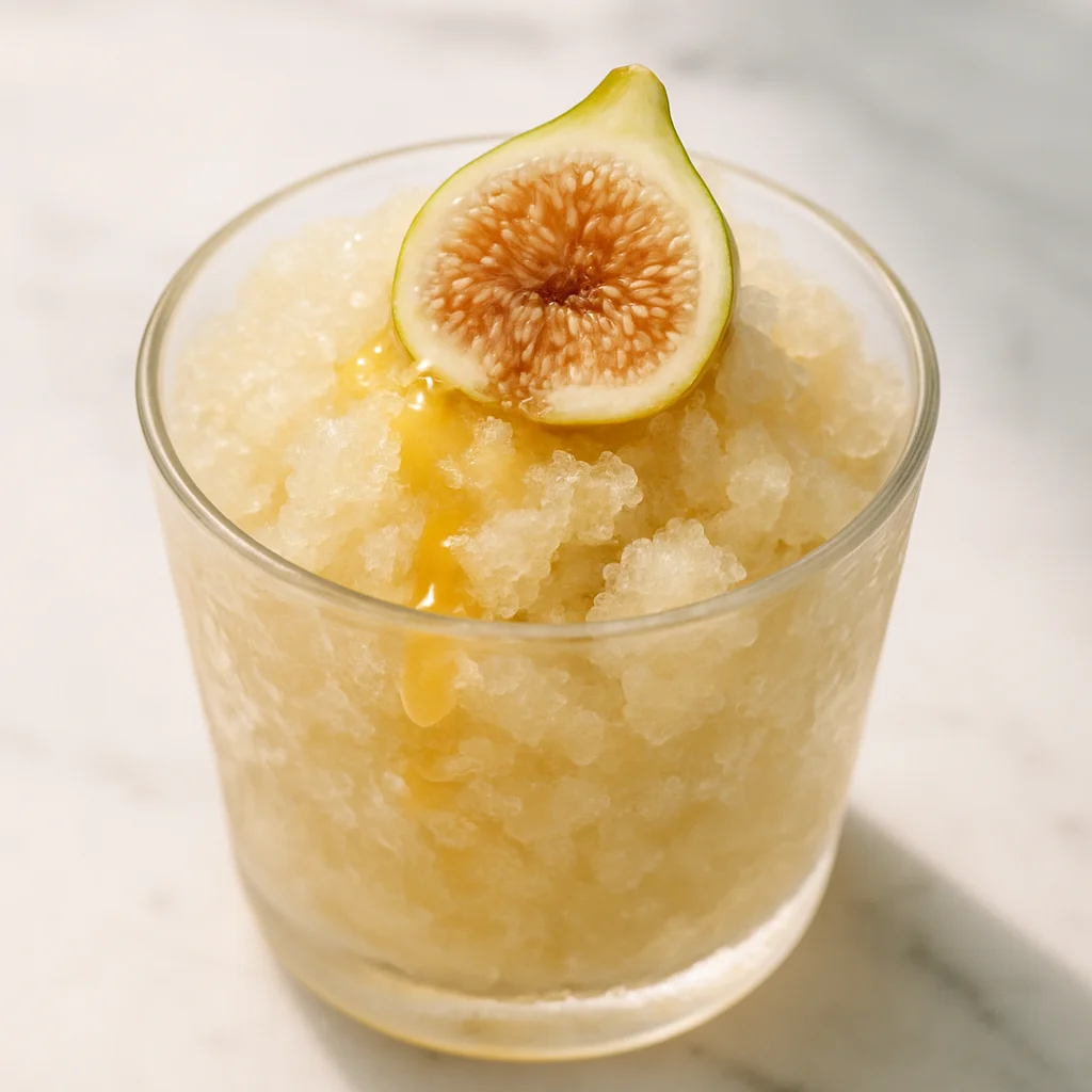 Granita al Fico Bianco e Miele di Acacia — immagine generata con AI — foto 1