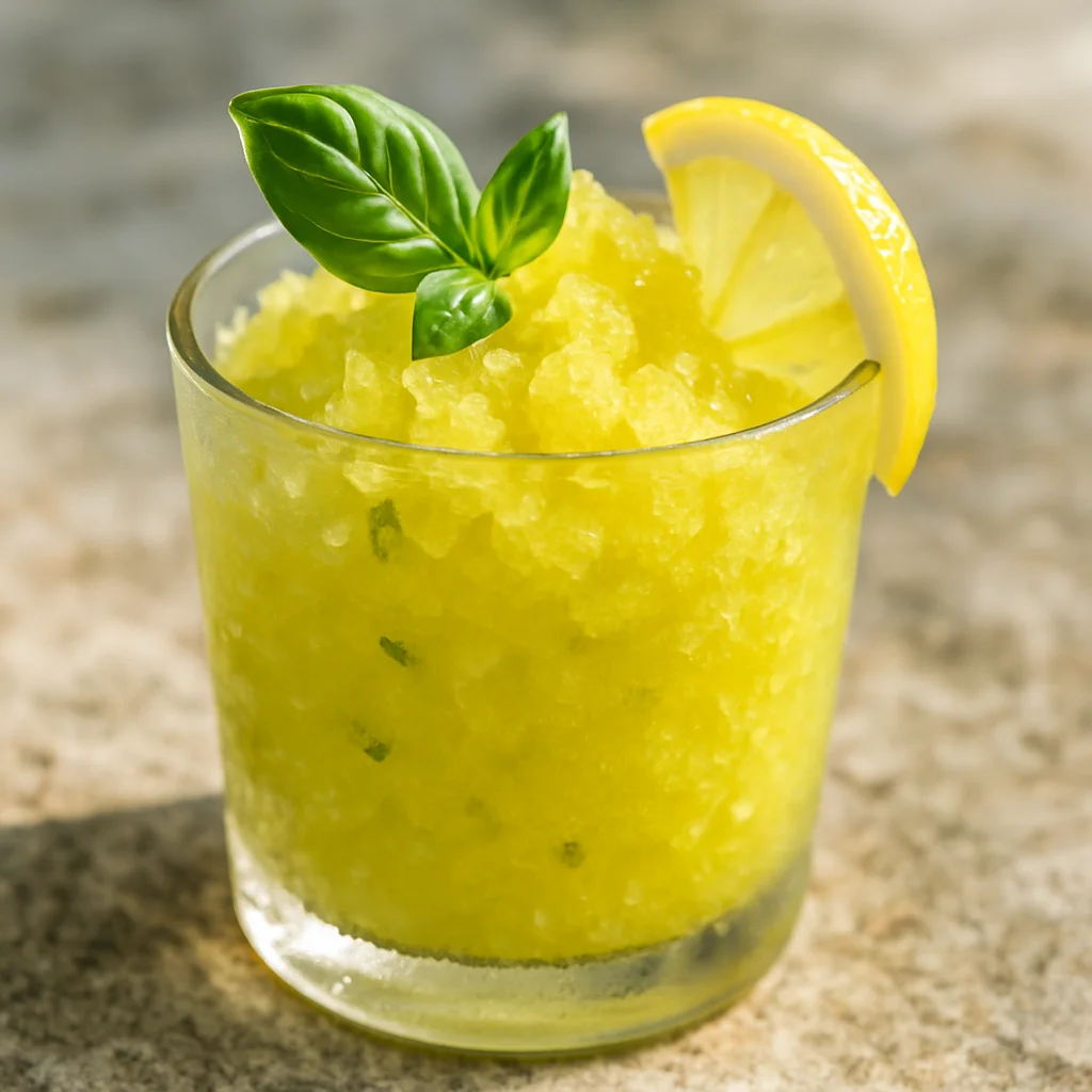 Granita al Limone e Basilico Fresco — immagine generata con AI — foto 1