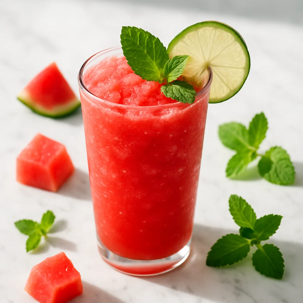 Slush all'Anguria e Menta Fresca — immagine generata con AI — foto 1