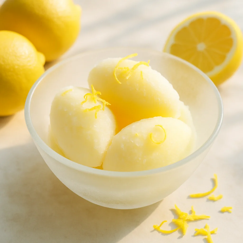 Sorbetto al Limone — immagine generata con AI — foto 1